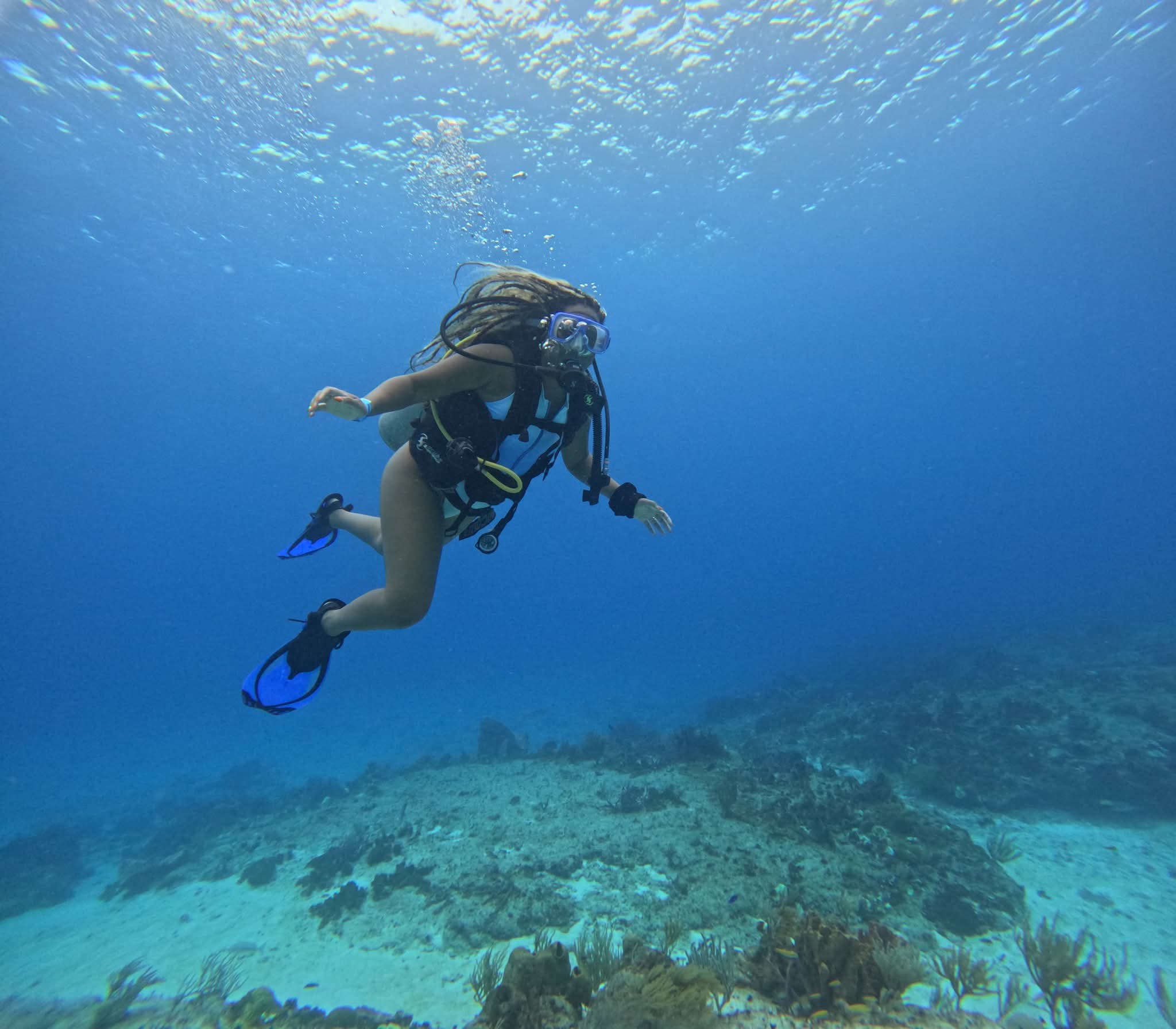 Shore diving (beach club tikila)