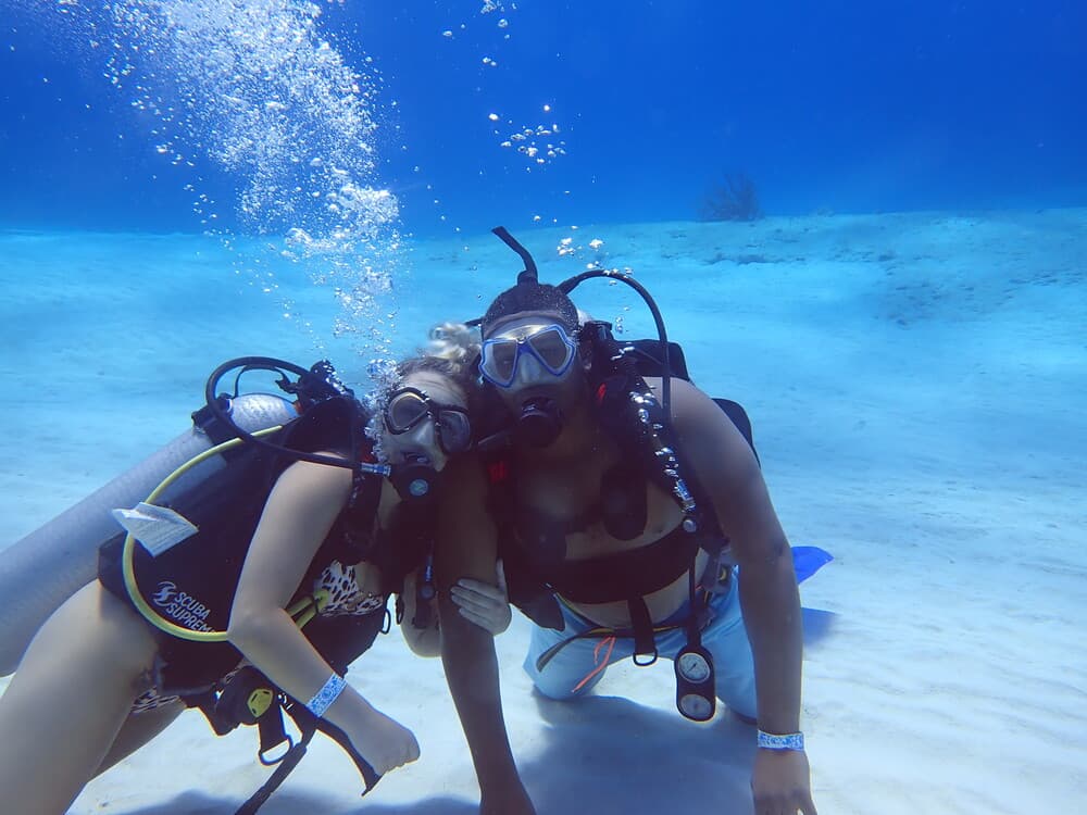 Certified divers
